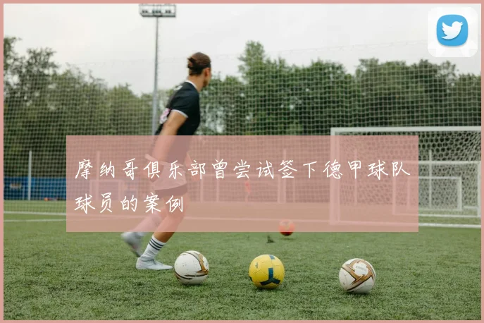 摩纳哥俱乐部曾尝试签下德甲球队球员的案例